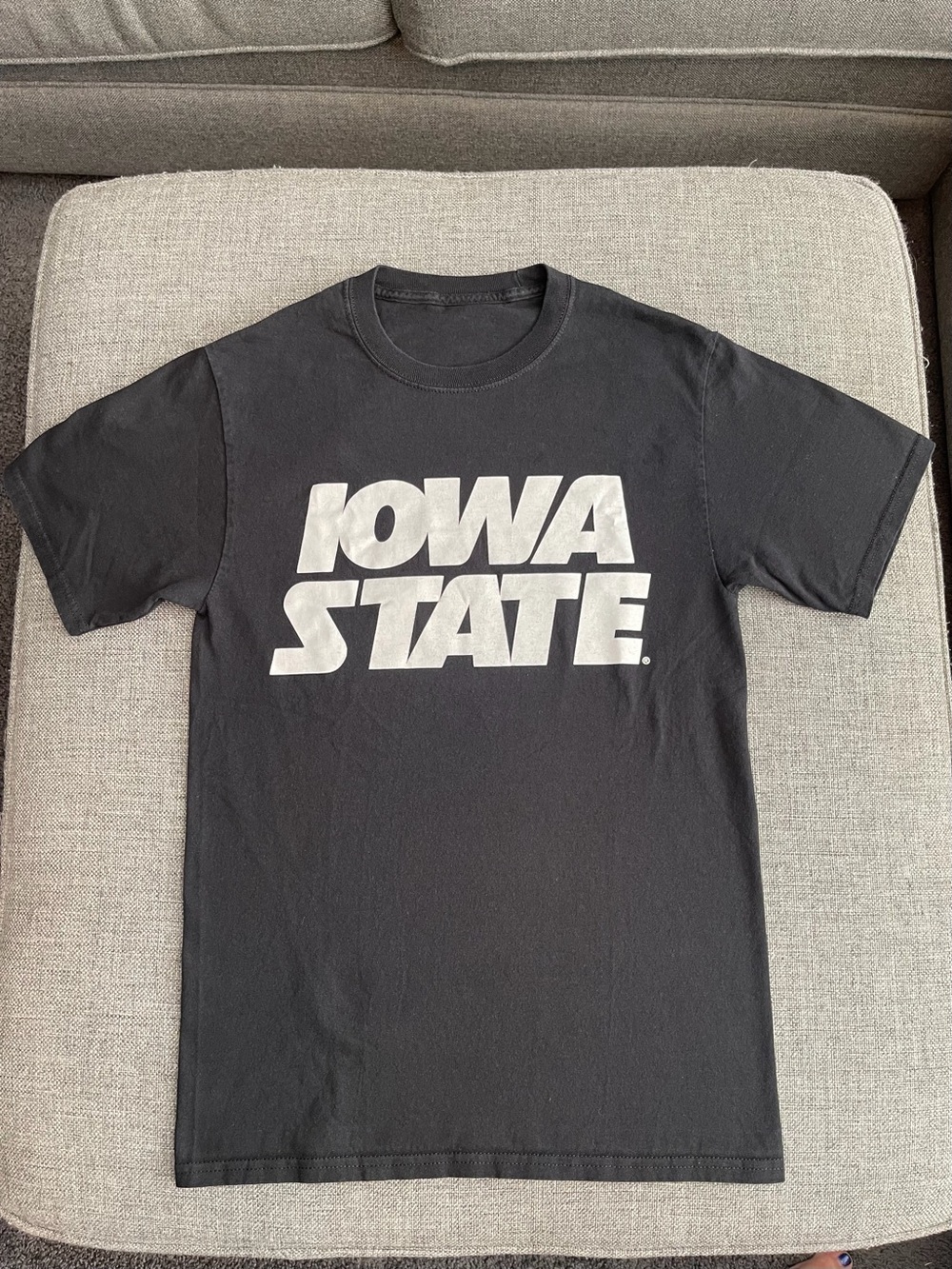 Iowa State Bold Logo Black Tee
